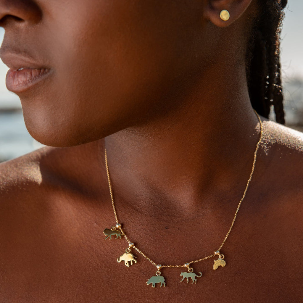 Leopard 9ct Gold Charm