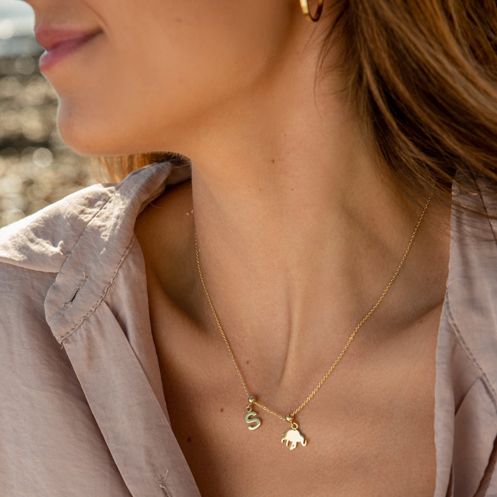 Elephant 9ct Gold Charm