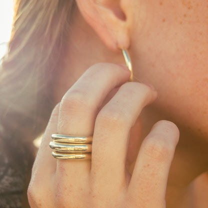 Women's Band Ring | Women's Thick Band Ring | ORA Jewellery