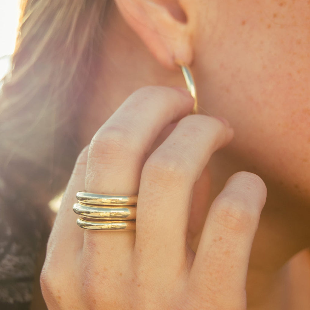 Women's Thick Band Ring | Thick Band Ring | ORA Jewellery
