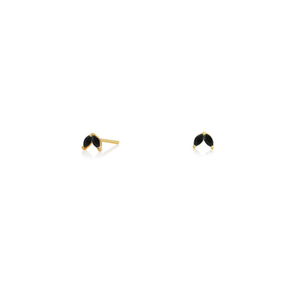 Midnight Gold Stud Earrings | Midnight Stud Earrings | ORA Jewellery