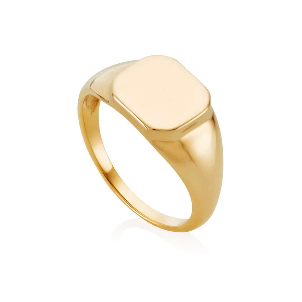 Octagon Signet Ring