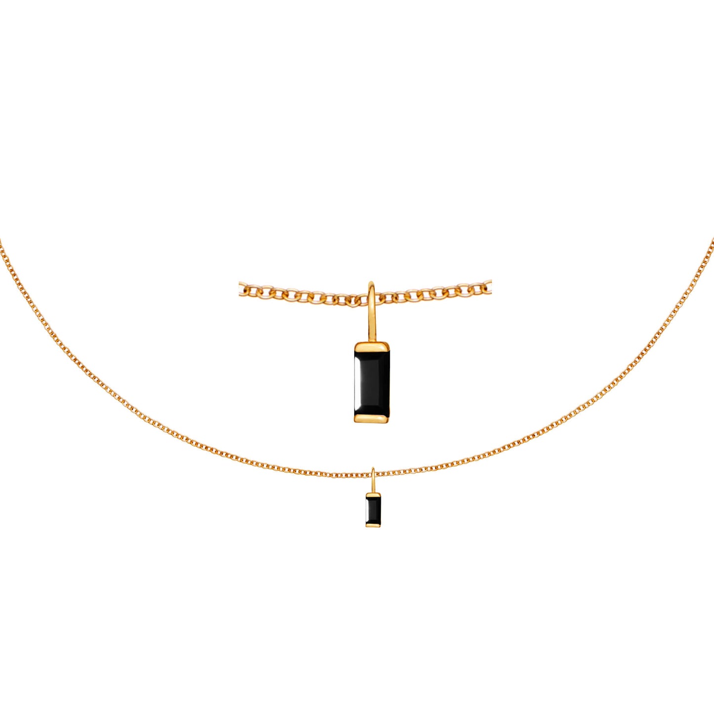 Ria Midnight Gold Necklace