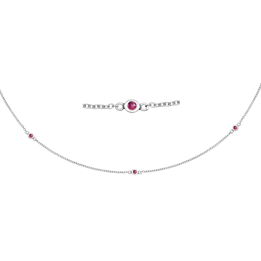 Zia Trio Shine Silver Necklace