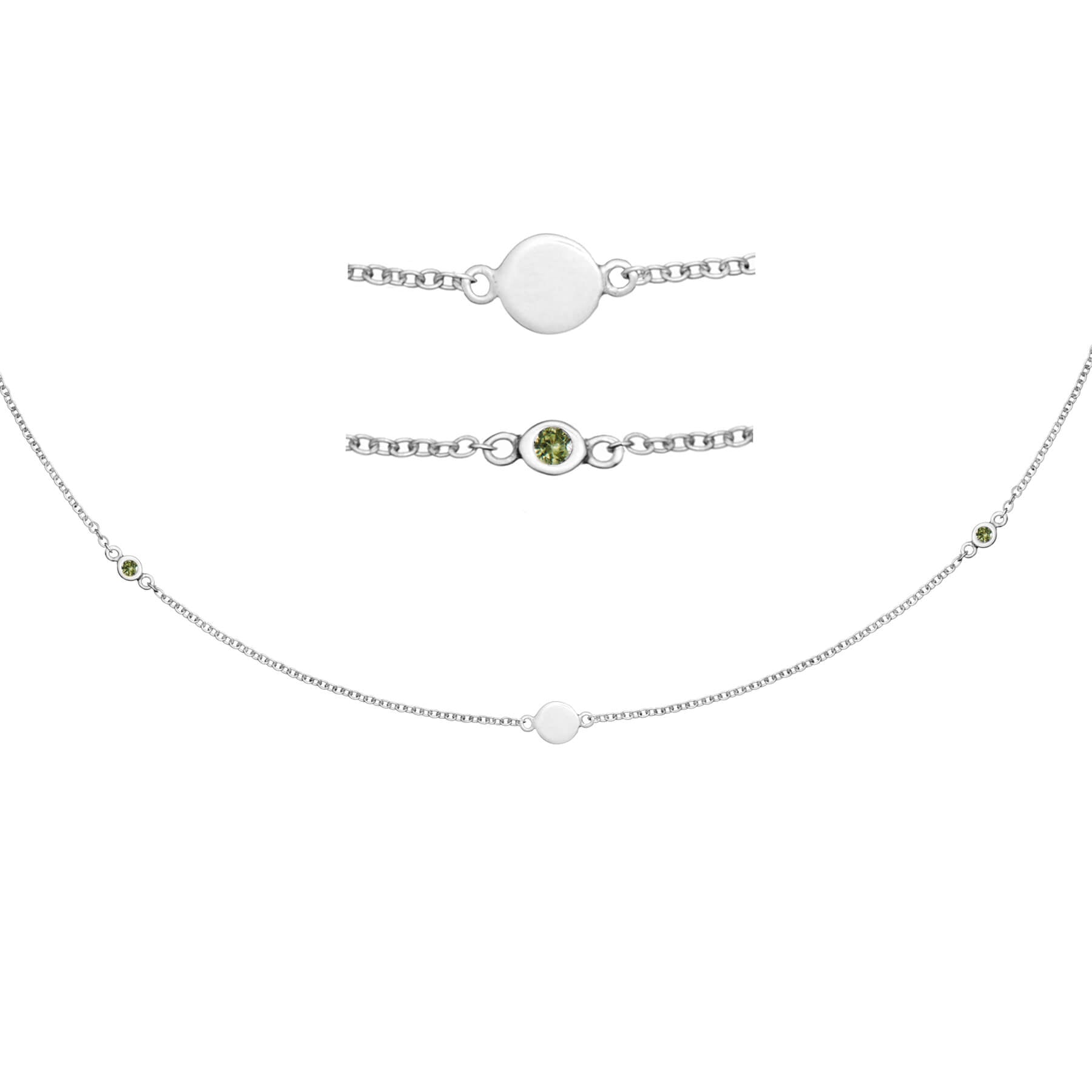 Skara Shine Silver Necklace