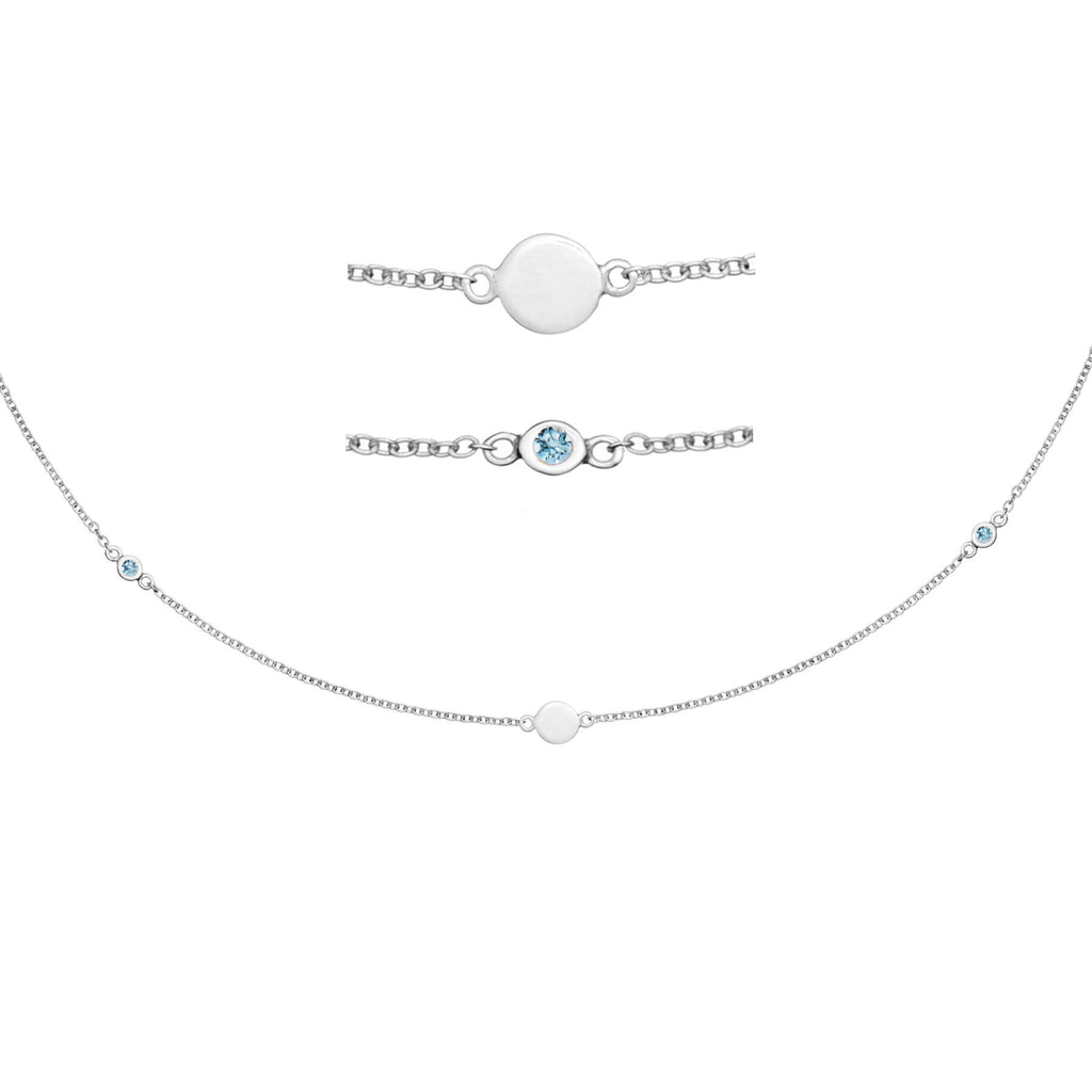 Skara Shine Silver Necklace