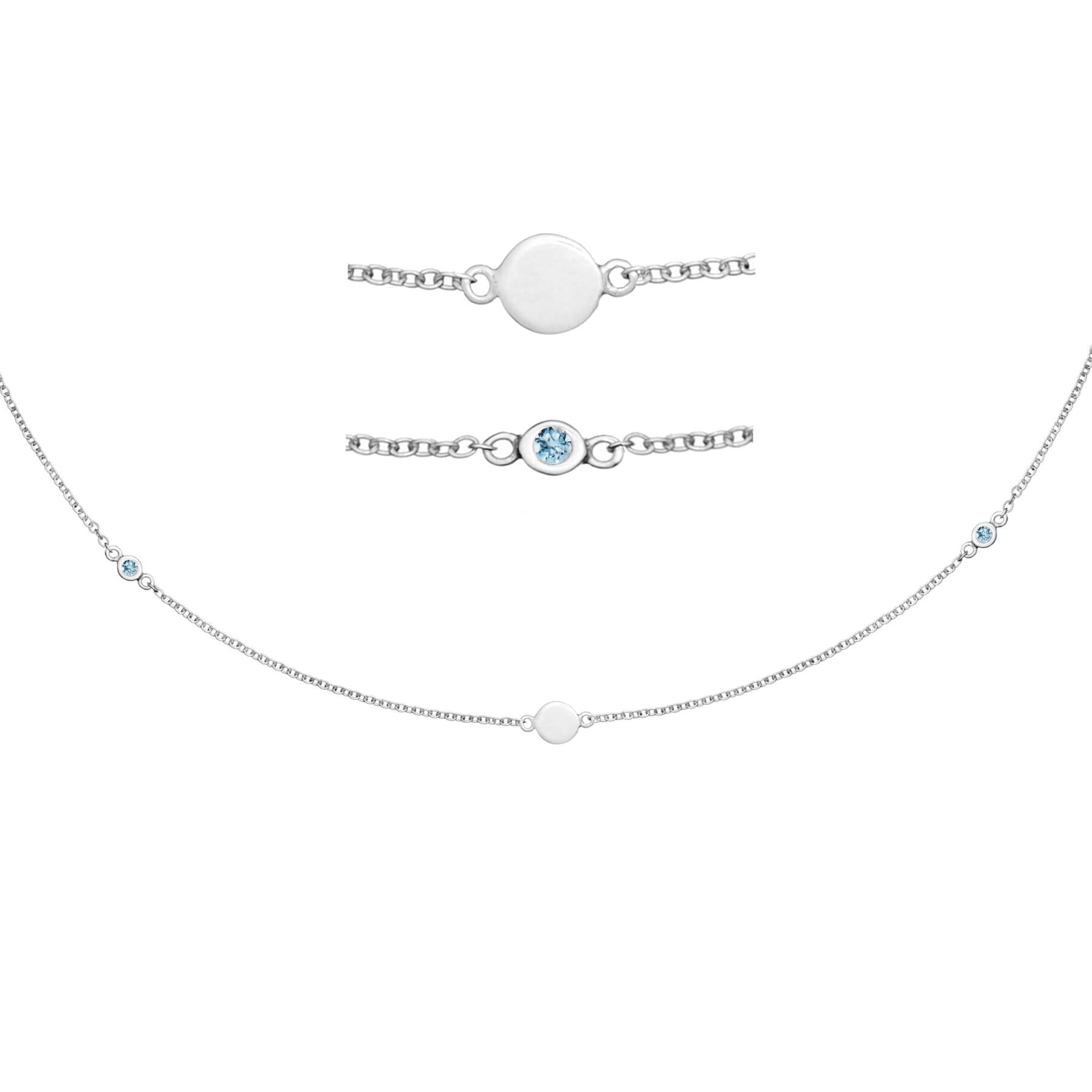 Skara Shine Silver Necklace