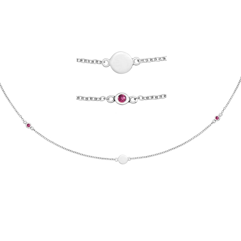 Skara Shine Silver Necklace