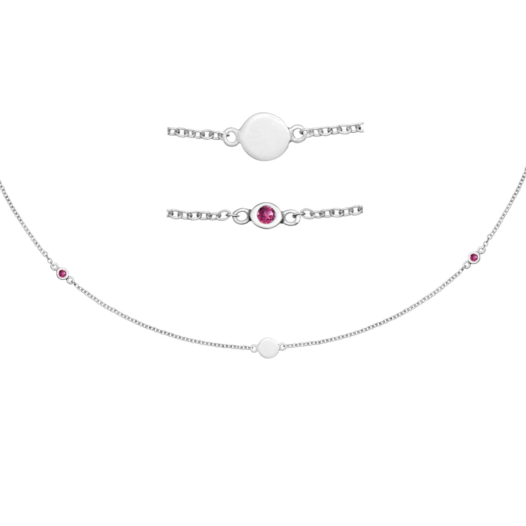 Skara Shine Silver Necklace