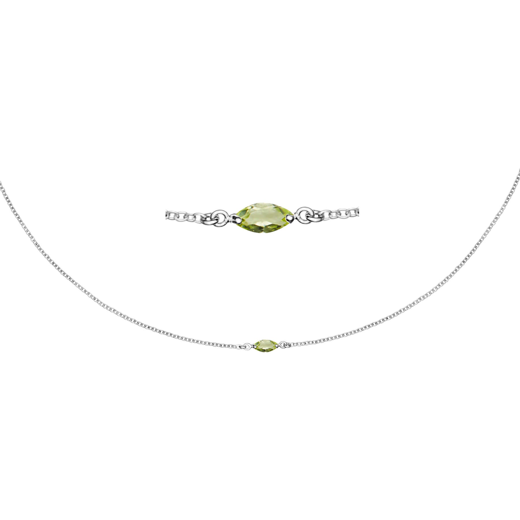Maya Shine Silver Necklace