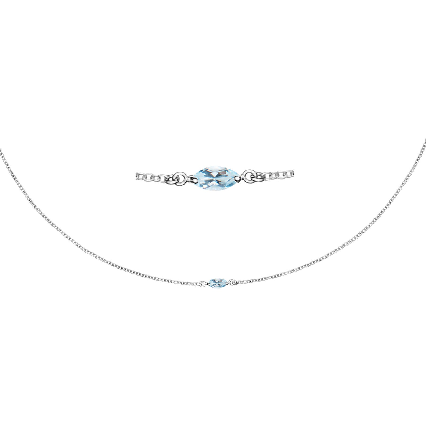 Maya Shine Silver Necklace