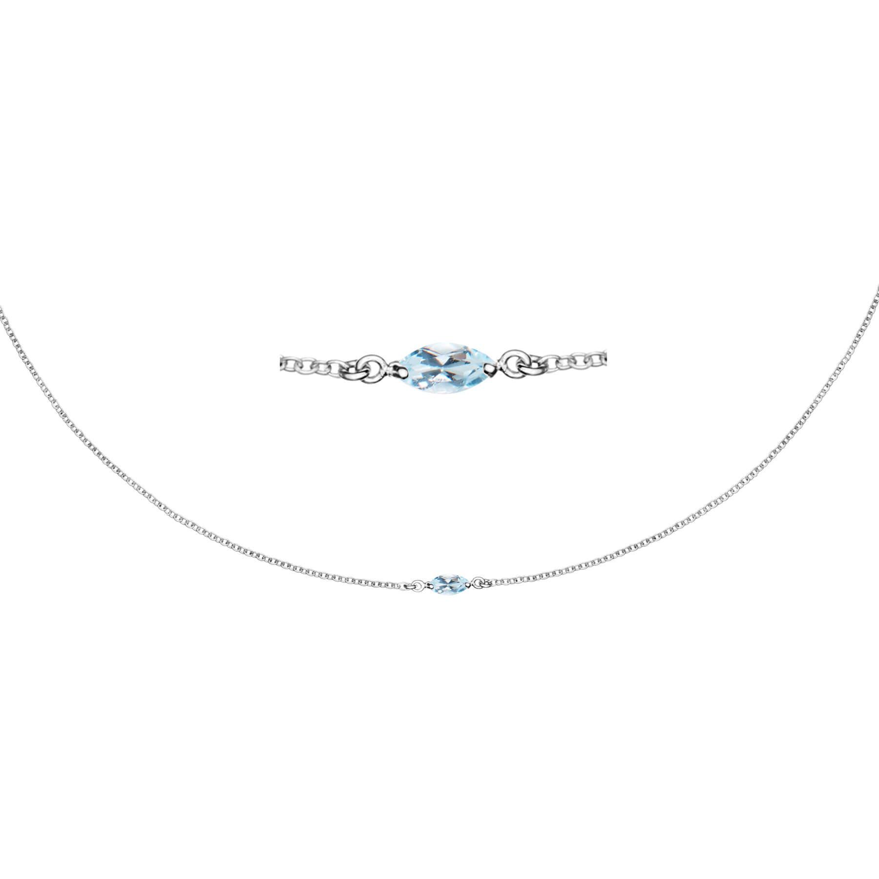 Maya Shine Silver Necklace