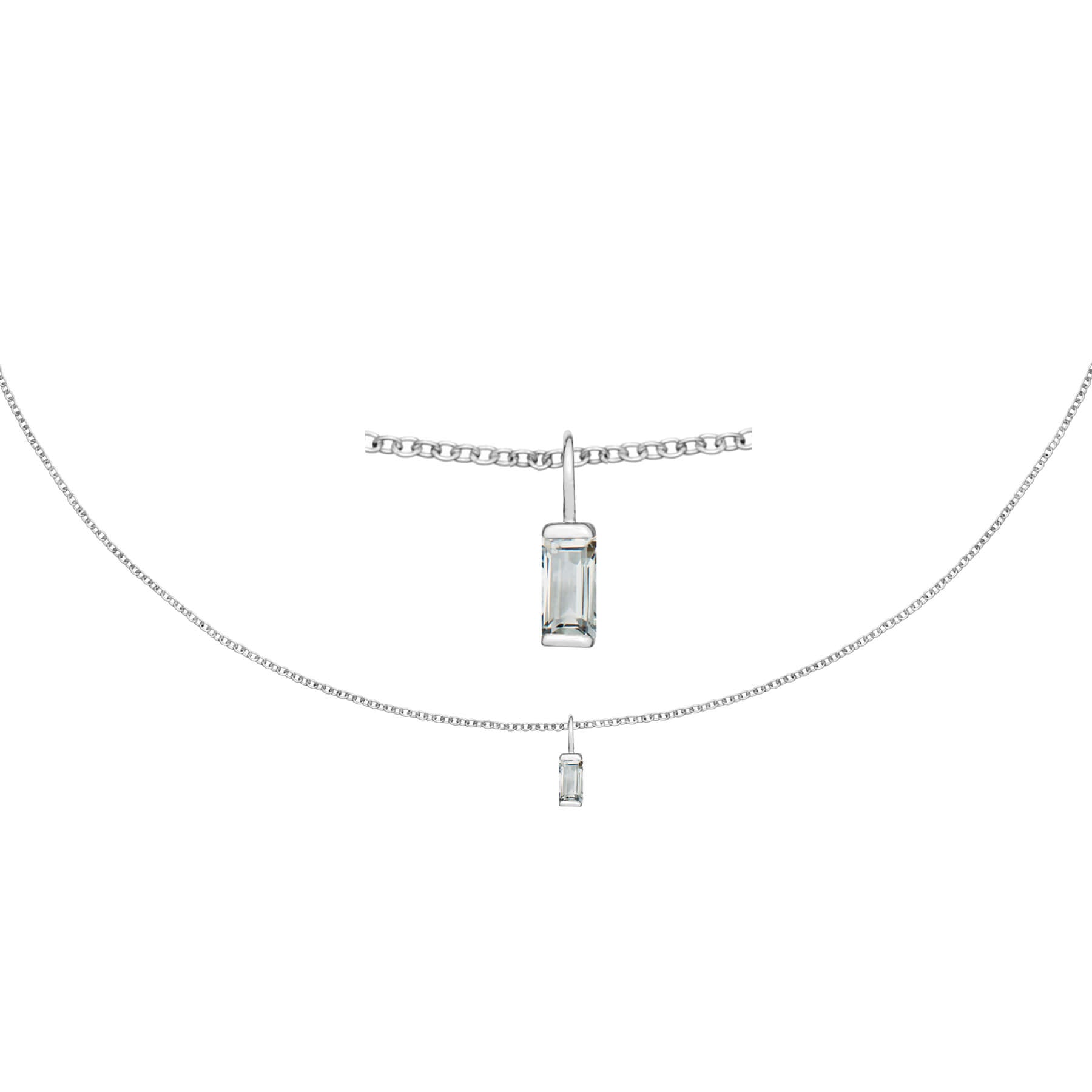 Ria Shine Silver Necklace