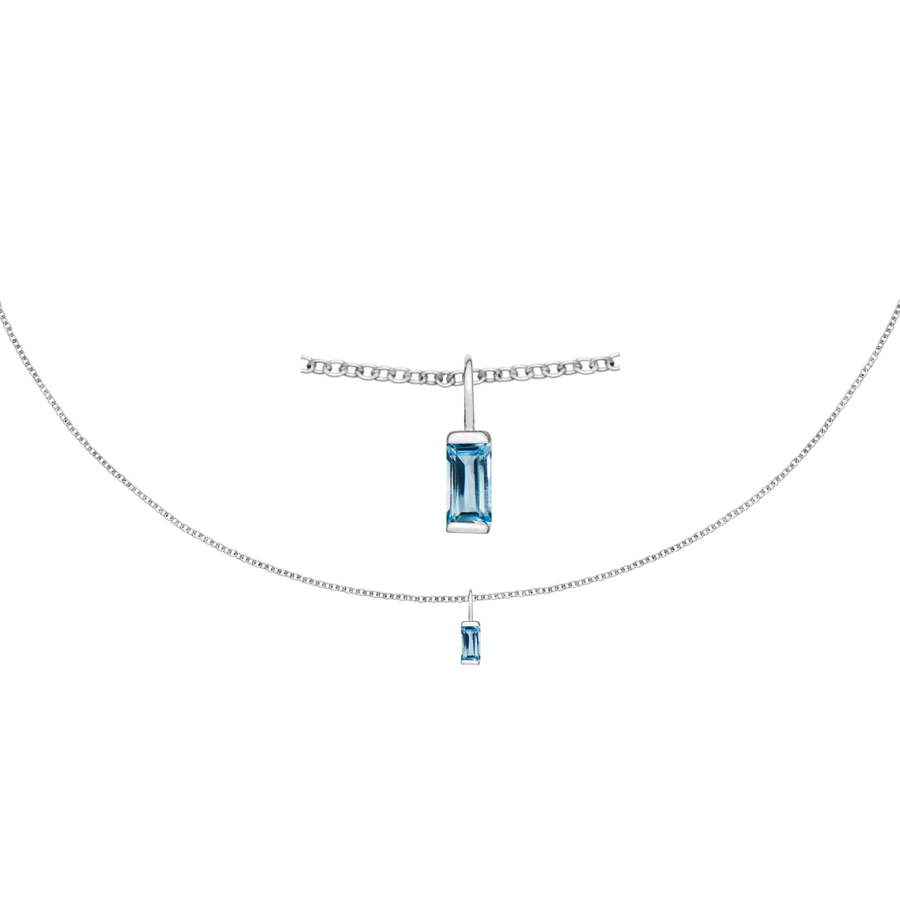 Ria Shine Silver Necklace