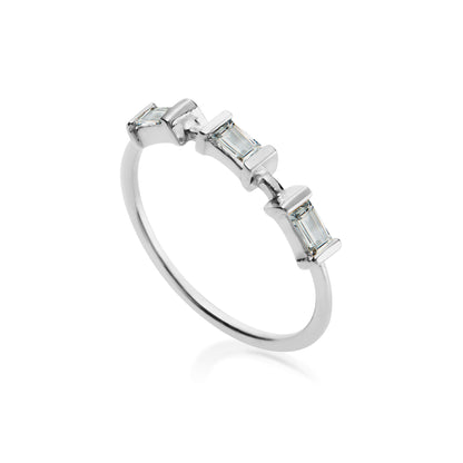 Ria Trio Shine Silver Ring