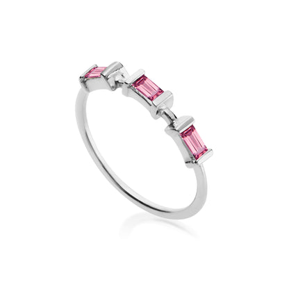 Ria Trio Shine Silver Ring