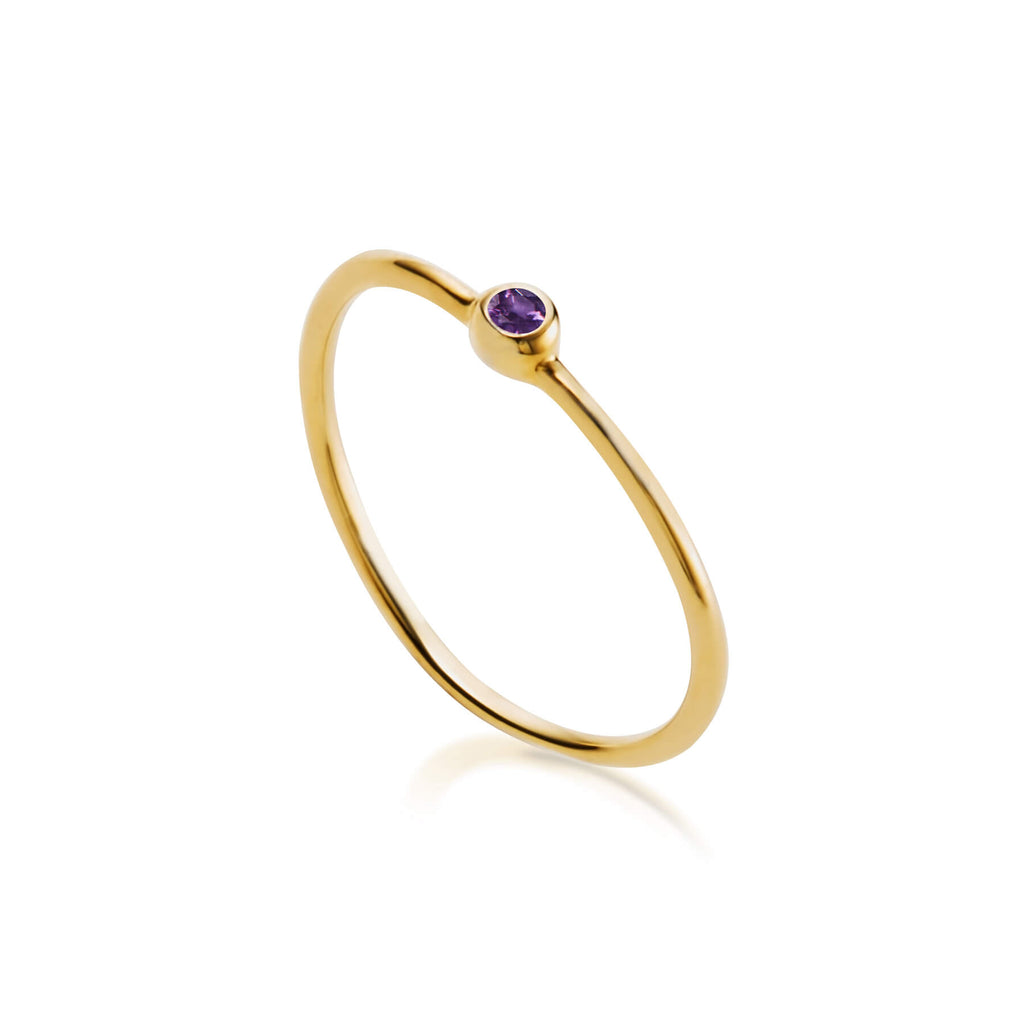 Zia Midnight Gold Ring