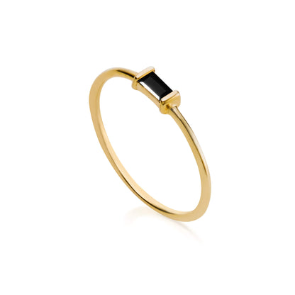 Ria Midnight Gold Ring