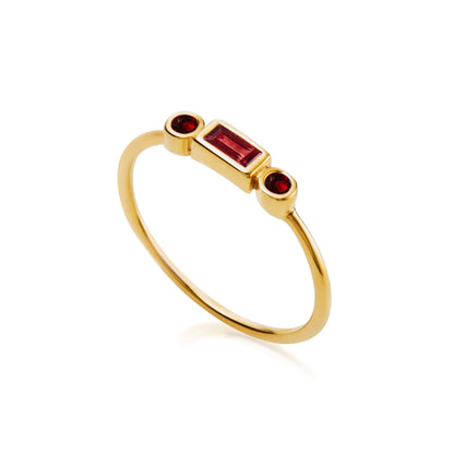 Zion Midnight Gold Ring