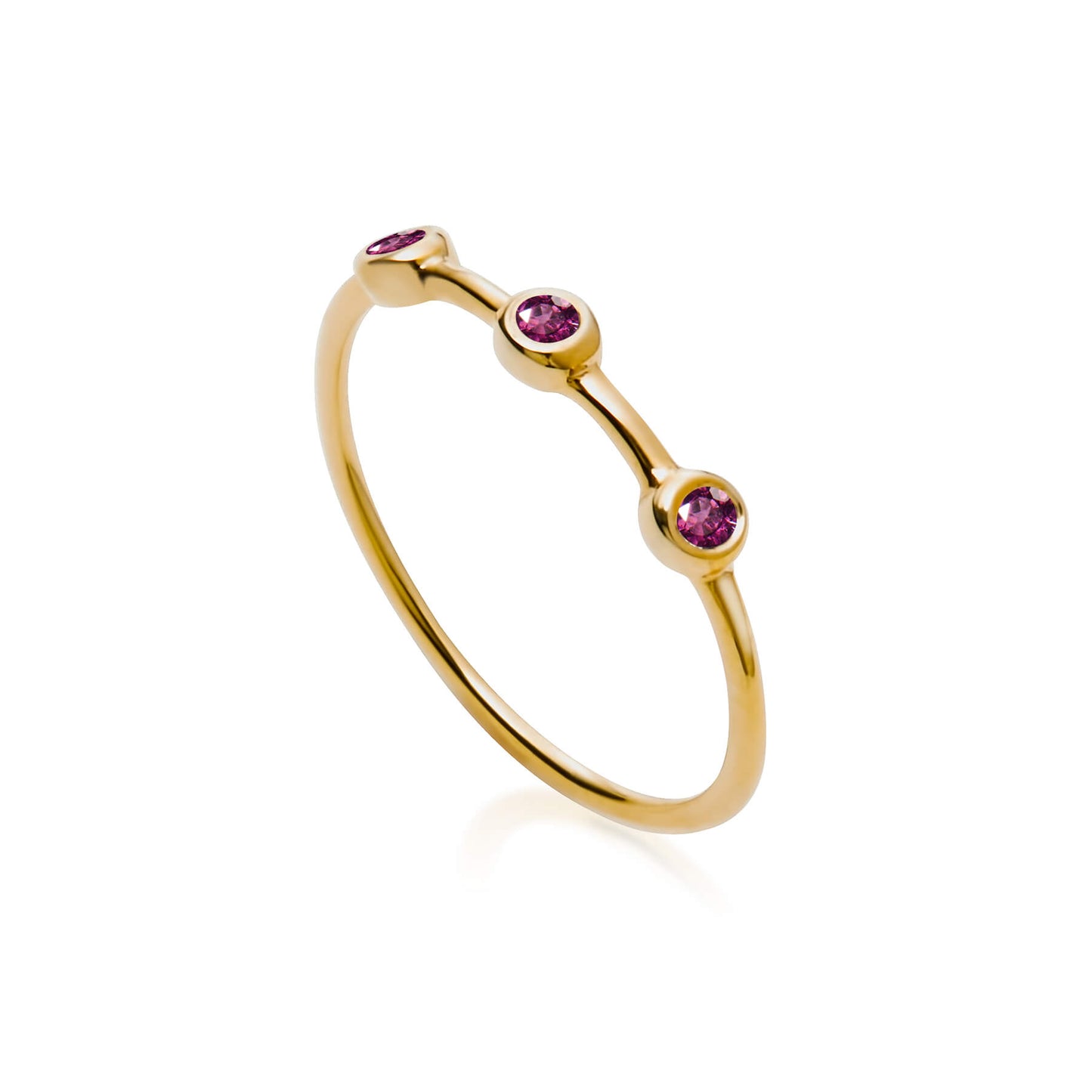 Zia Trio Midnight Gold Ring