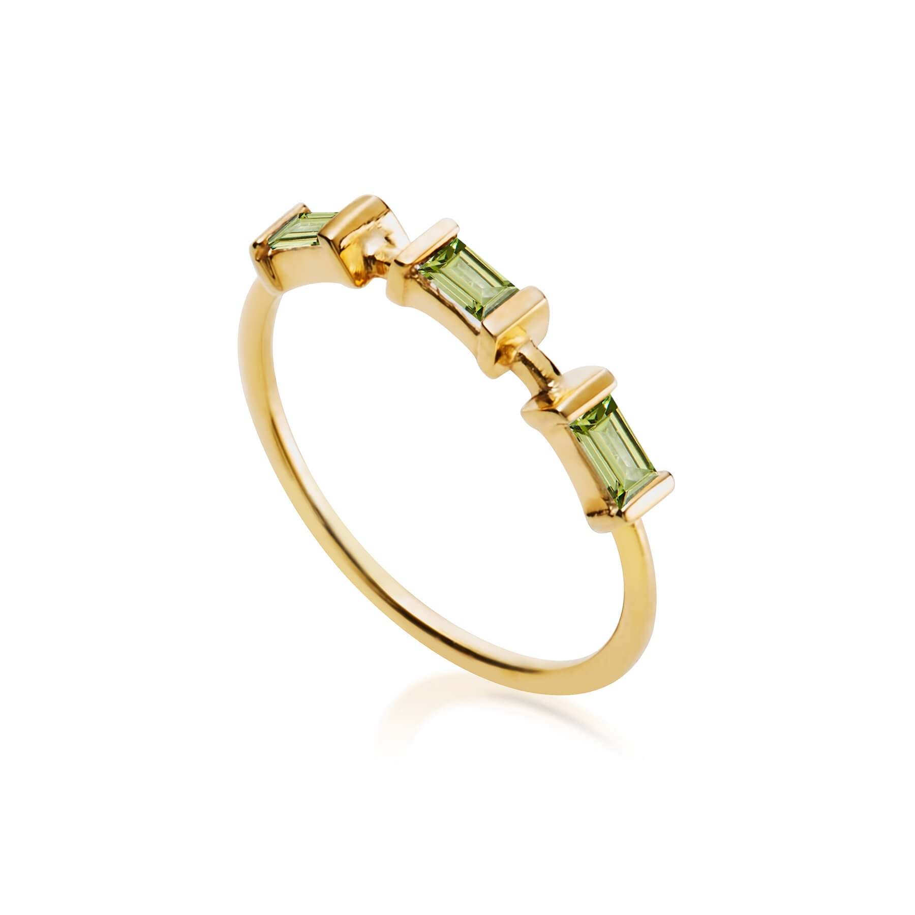 Ria Trio Shine Gold Ring