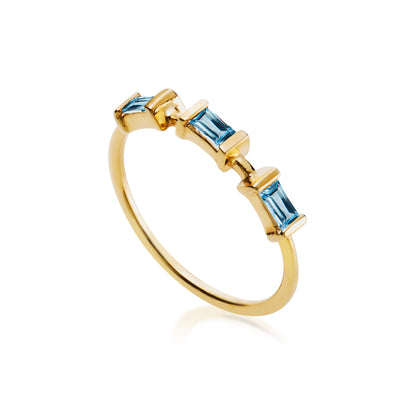 Ria Trio Shine Gold Ring