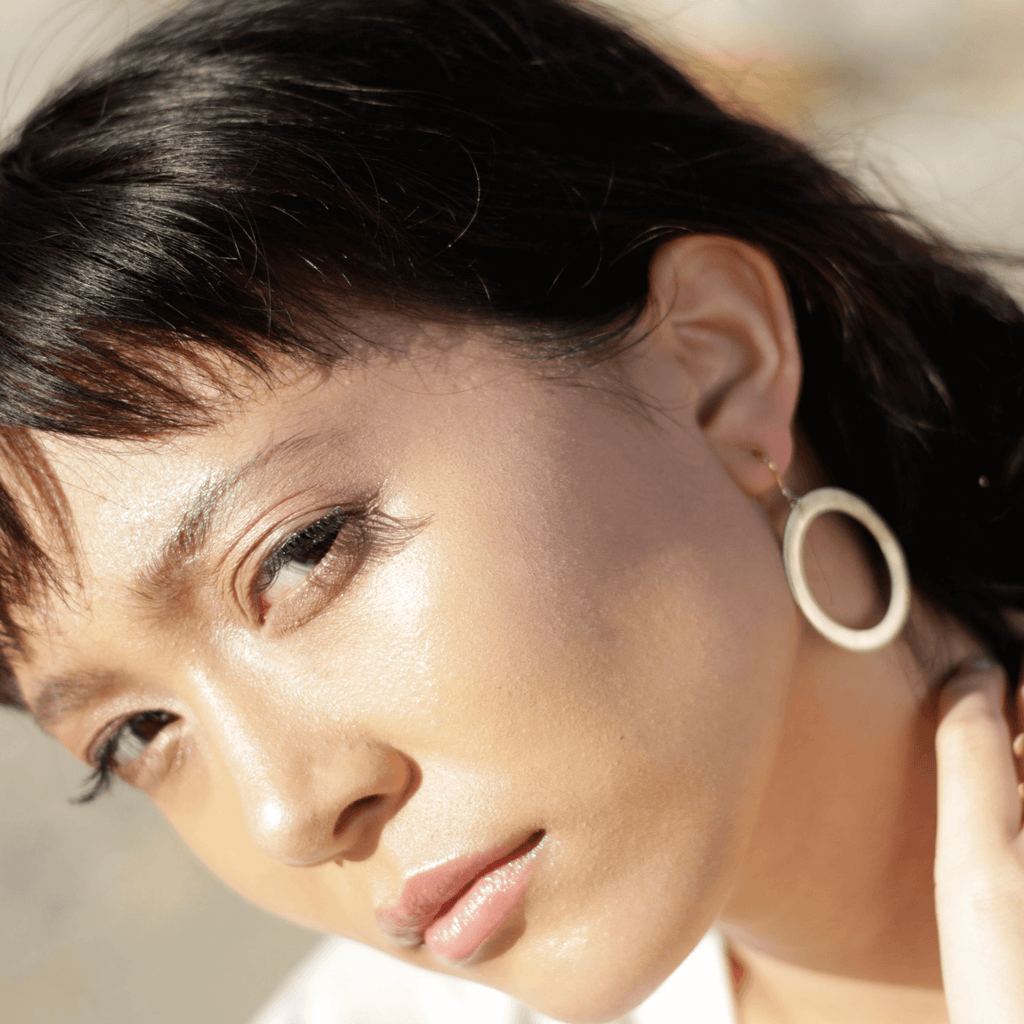 Circle Brass Earrings
