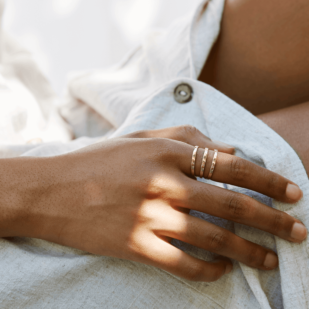 Trio Line Ring