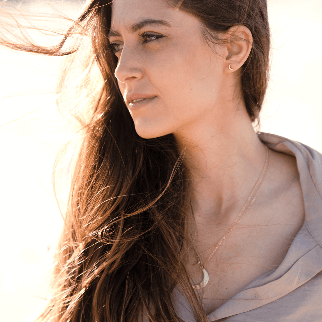 Crescent Moon Necklace | Women's Moon Necklace | ORA Jewellery